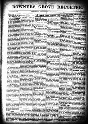 Downers Grove Reporter, 1 May 1902