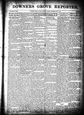 Downers Grove Reporter, 8 May 1902