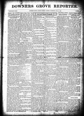 Downers Grove Reporter, 17 Jul 1902