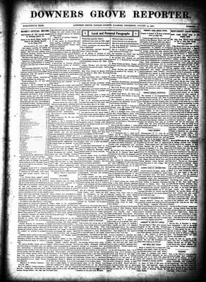 Downers Grove Reporter, 14 Aug 1902