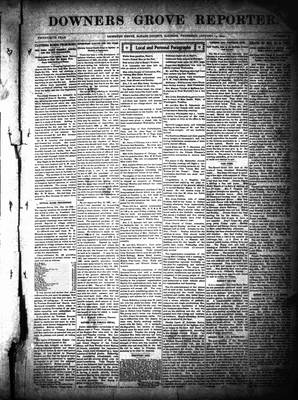 Downers Grove Reporter, 15 Jan 1903