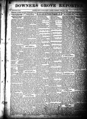 Downers Grove Reporter, 5 Feb 1903