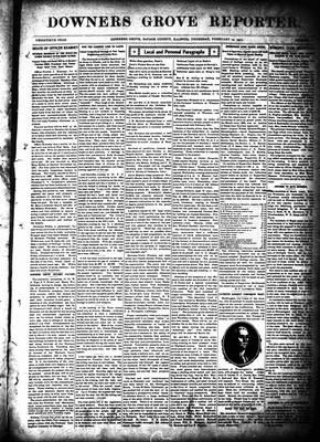 Downers Grove Reporter, 19 Feb 1903