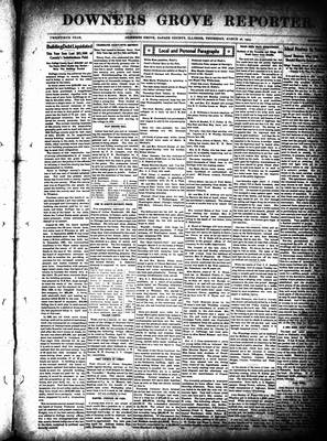 Downers Grove Reporter, 26 Mar 1903