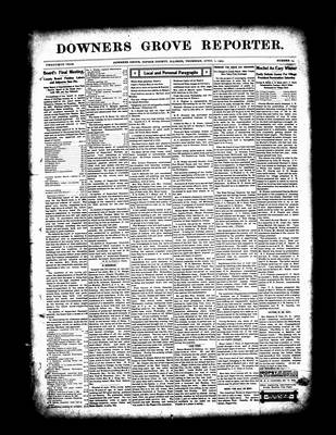 Downers Grove Reporter, 2 Apr 1903