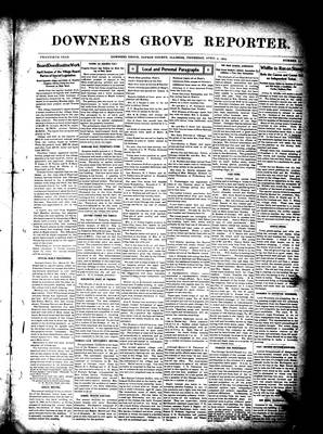 Downers Grove Reporter, 9 Apr 1903