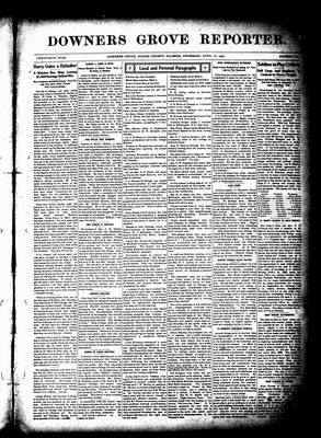 Downers Grove Reporter, 16 Apr 1903