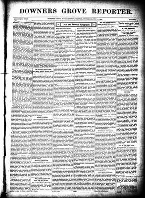 Downers Grove Reporter, 11 Jun 1903