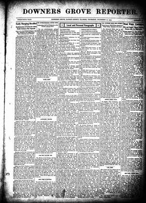 Downers Grove Reporter, 10 Dec 1903