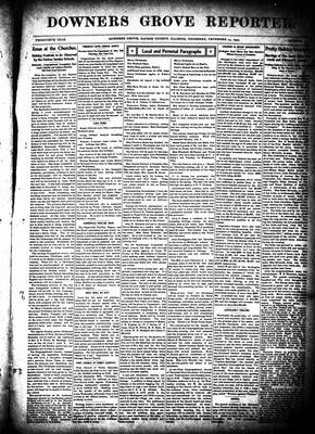 Downers Grove Reporter, 24 Dec 1903