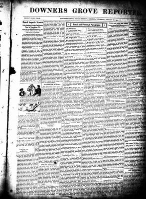 Downers Grove Reporter, 28 Jan 1904