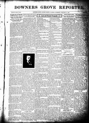 Downers Grove Reporter, 12 Feb 1904