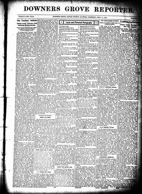 Downers Grove Reporter, 21 Apr 1904