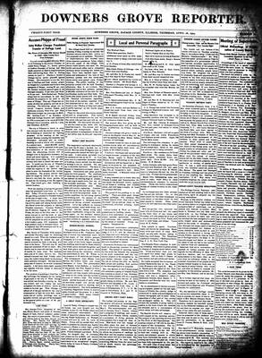 Downers Grove Reporter, 28 Apr 1904