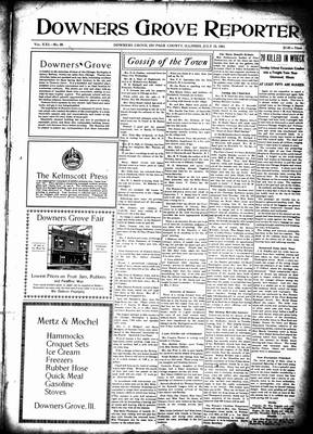 Downers Grove Reporter, 16 Jul 1904