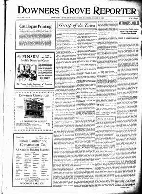 Downers Grove Reporter, 13 Aug 1904