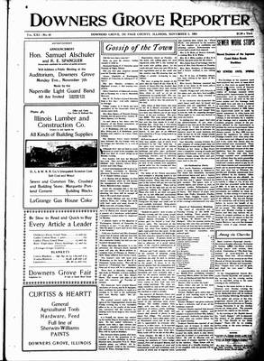 Downers Grove Reporter, 5 Nov 1904