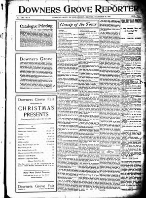 Downers Grove Reporter, 24 Dec 1904