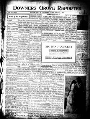 Downers Grove Reporter, 2 Feb 1907