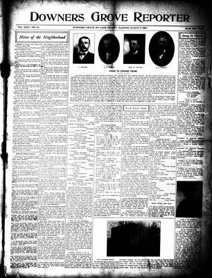 Downers Grove Reporter, 9 Mar 1907