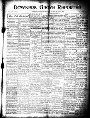 Downers Grove Reporter, 23 Mar 1907