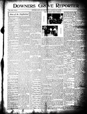 Downers Grove Reporter, 25 May 1907