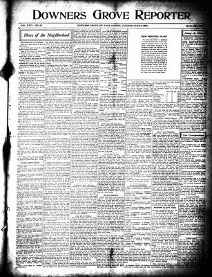 Downers Grove Reporter, 8 Jun 1907