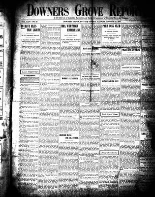 Downers Grove Reporter, 12 Oct 1907