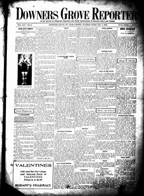 Downers Grove Reporter, 8 Feb 1908