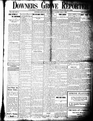 Downers Grove Reporter, 4 Apr 1908