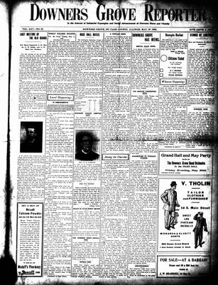 Downers Grove Reporter, 16 May 1908