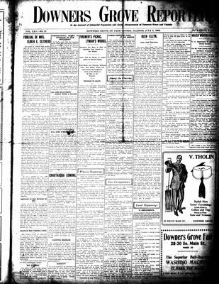 Downers Grove Reporter, 3 Jul 1908