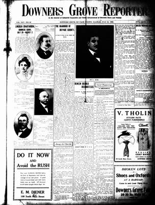 Downers Grove Reporter, 24 Jul 1908