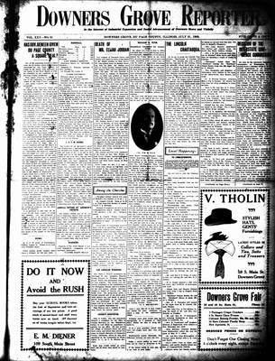 Downers Grove Reporter, 31 Jul 1908