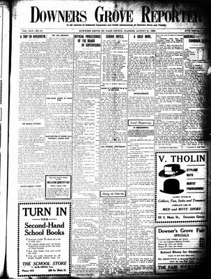 Downers Grove Reporter, 21 Aug 1908