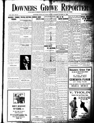 Downers Grove Reporter, 16 Oct 1908