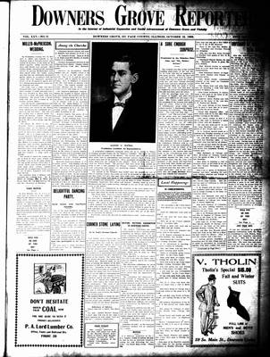 Downers Grove Reporter, 23 Oct 1908