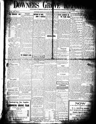 Downers Grove Reporter, 20 Nov 1908