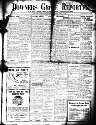 Downers Grove Reporter, 30 Apr 1909