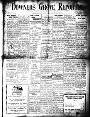 Downers Grove Reporter, 28 May 1909