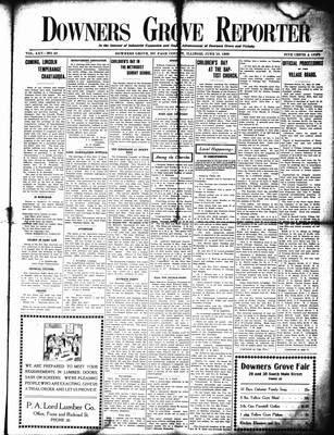 Downers Grove Reporter, 18 Jun 1909