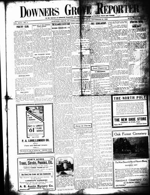 Downers Grove Reporter, 24 Sep 1909