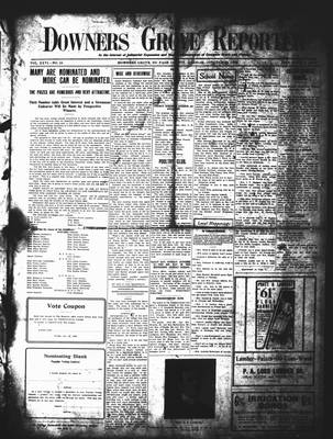 Downers Grove Reporter, 29 Oct 1909