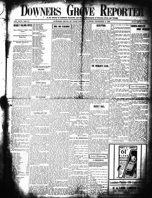 Downers Grove Reporter, 3 Dec 1909