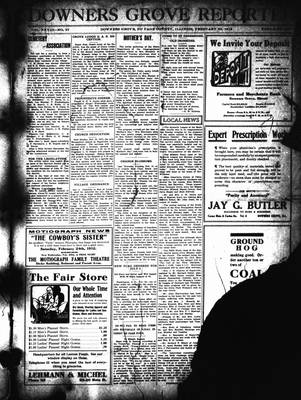 Downers Grove Reporter, 23 Feb 1912