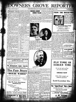 Downers Grove Reporter, 4 May 1912