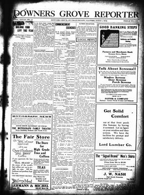 Downers Grove Reporter, 1 Jun 1912