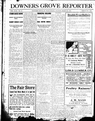 Downers Grove Reporter, 28 Mar 1913