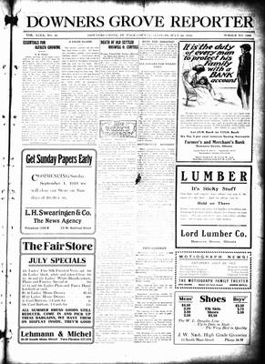 Downers Grove Reporter, 25 Jul 1913