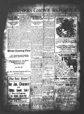 Downers Grove Reporter, 15 Jan 1915